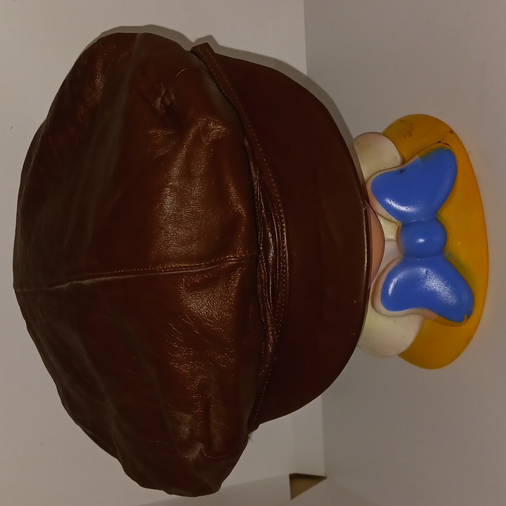 Vintage Italian Leather Hat